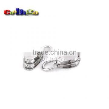 Stainless Steel 304 Double Swivel Wheel Rope Wire Sheave Pulley Lifting #FET015 photo-2