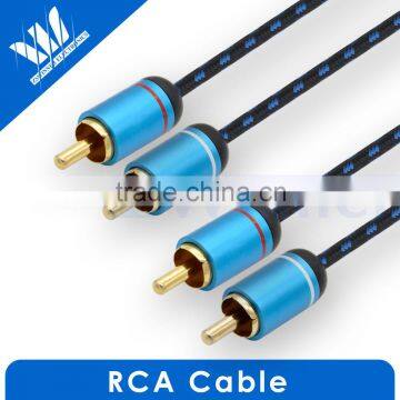 2RCA Stereo Audio Cable - Dual RCA Plug M/M 2 Channel cable