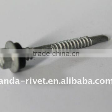 HEX FLANGE HEAD SELF DRILLING SCREW WITH EPDM WASHER