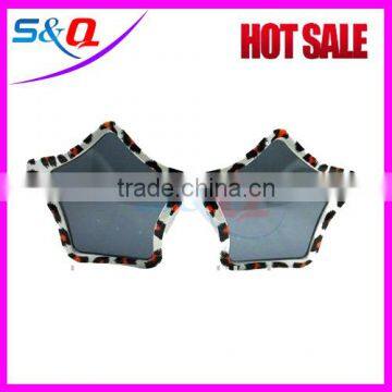 Girl decorate star shape plastic Sunglasses