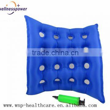 Square air pressure cushion for wheelchair car seat