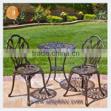 furniture outdoor cast aluminum furniture bistro Set