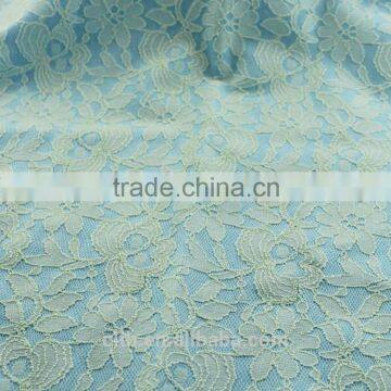 made in China 2015 cheap popular strech bridal lace fabric