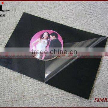 Black and White Double Sides Self-adhesive PVC Sheets,photo album PVC