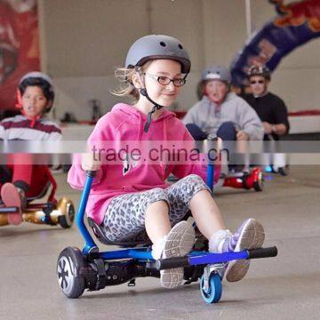 2016 adjustable seat hoverkart for two wheels self balance scooter hoverboard go kart Sitting Chair
