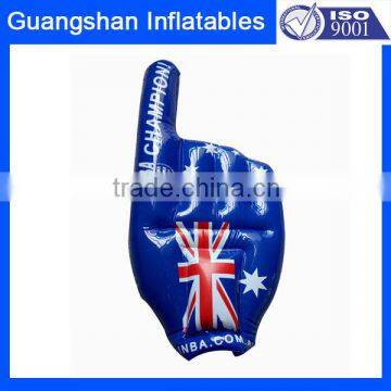 cheap promotional inflatable pvc finger hands