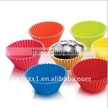 FDA grade teacup shaped silicon cake mould