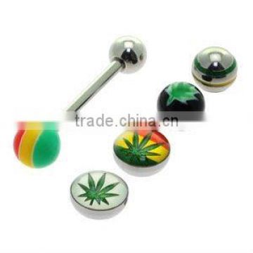 tongue rings tongue start uv rings body jewelry piercing