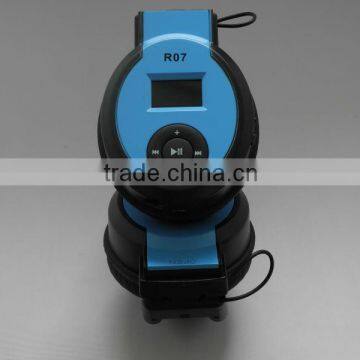 Wireless mp3 headphone,headphone mp3 TF card 4GB