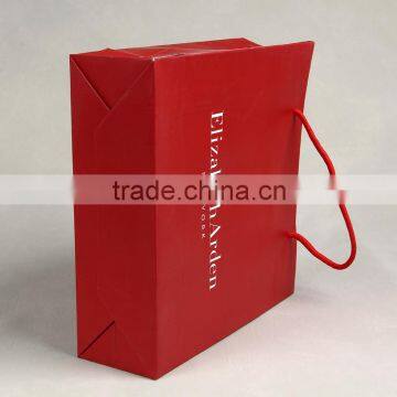 Cosmetic Paper Bag for ElizabethArden Shipping Bags With Polyester String for Cosmetic photo-5