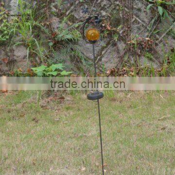 Glass ball Led garden decorative solar stake lights(SO3384)