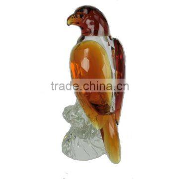 Wholesale K9 glass bird home decoration gift handmade crystal eagle