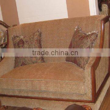 Antique wooden sofa chair
