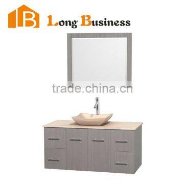 LB-JX2146 Singe Sink 800mm melamine bathroom vanity design