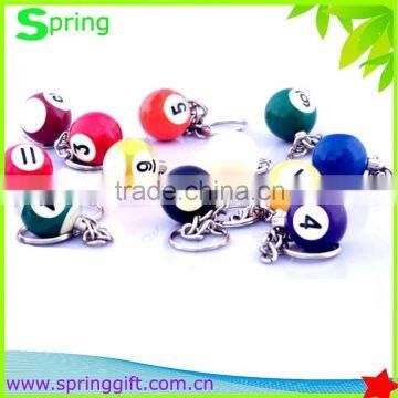 Promotion Gift Hard Resin Billiards Ball Keyring /ball Keyring/snook Ball Keyring photo-1