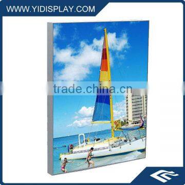 Aluminum LED optical lens fabric light box for tradeshow