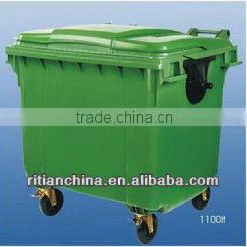 Plastic waste containers