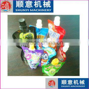 Water Stand up pouch filler capper