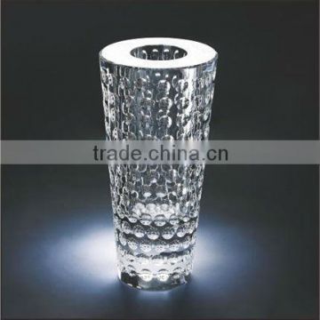 Best selling Clear Cylinder shape crystal flower vase