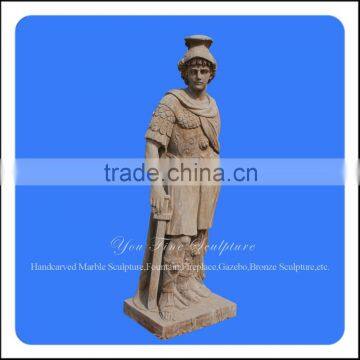 Life Size Marble Garde Warrior Antique Statue