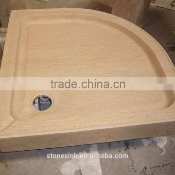 Sunny yellow marble shower base from China