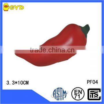 Promotional gift PU red pepper stress toy home decor