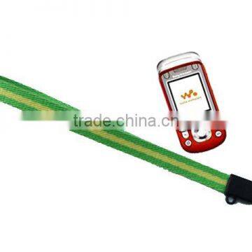 Cell phone accessory mobile woven webbing strap decorative