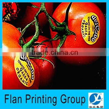 waterproof personalized small stickers for vegetables