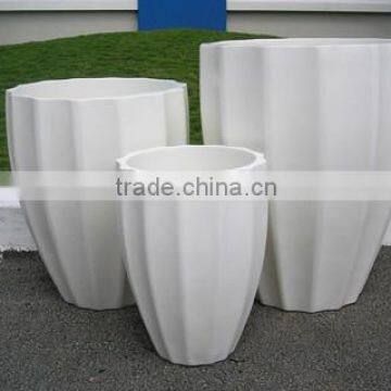 Decorative flower vase/flower pot/ flower planter fiberglass material