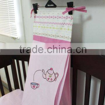 baby diaper stacker nappy stacker nappy bag soft cotton handmade embroidery diaper bag