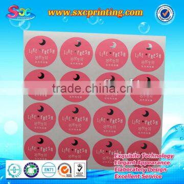 Factory wholesale perfume bottle packaging labels sticker and sample perfume labels