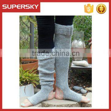 V-109 Extra long pilates yoga socks/pedicure socks/leg warmers