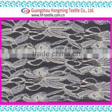 cotton and nylon blending lace fabric