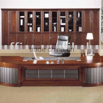 MDF with veneer Walnut Modern Office Desk