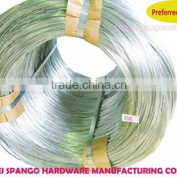 hot dipped galvanized steel wire/ Hot dipped galvanized iron wire for chain link fence