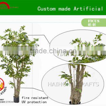 Manufacture 2015 Best quality custom made artificial outdoor ficus tree/decorative artificial banyan tree