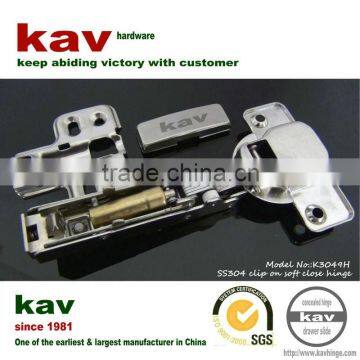 stainless steel invisible wooden door hinge