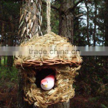 handmade outdoor hanging bird nest