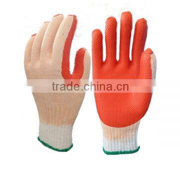 Rubber Coated Fingertips Protection Gloves