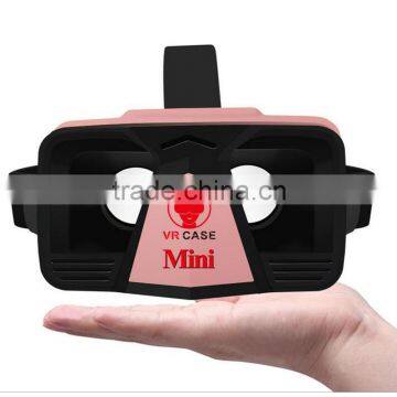 Aireego newest OEM accepted mini 3D vr glasses,portable and cheap 3d vr box