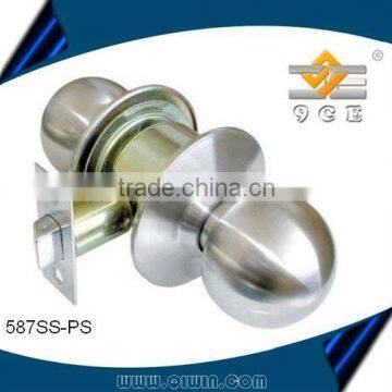 Cylindrical knob lock