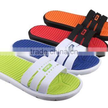 2015 PVC upper EVA outsole men slide slipper sandal