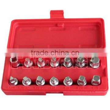 14 PCS Drain Plug Key Set, Lubricating and Oil Filter Tool of Auto Repair Tools