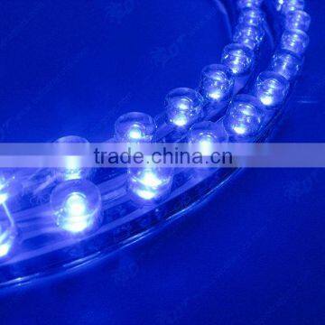 Blue 96 LEDs 96cm Waterproof PVC Flexible Neon Glow LED Strip Lights 12 Car photo-4