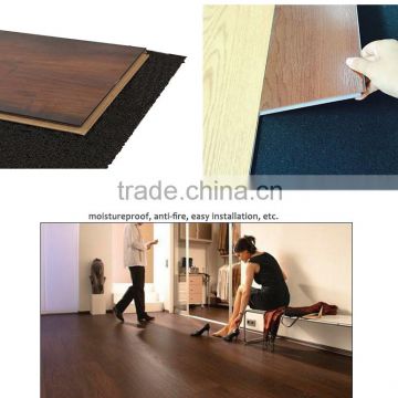 Nontoxic flooring underlayment for shopping center: shock absorbing, anti-fire, moisture-proof, sound insulating, anti-slipping