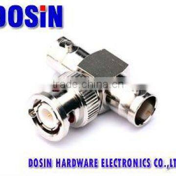 BNC One Male To Two Female Connector Adapter