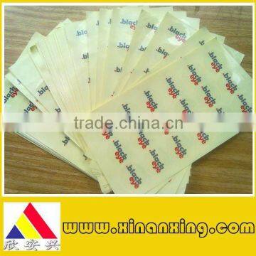 adhesive sticker