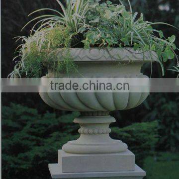 Natural Stone Carving granite & marble flower pots, flowerpot wholesale for Garden                        
                                                Quality Choice