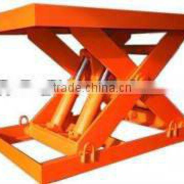 stationary hydraulic scissor lifter dump truck hydraulic hoist