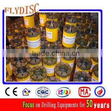 Impregnated diamond core drill bit